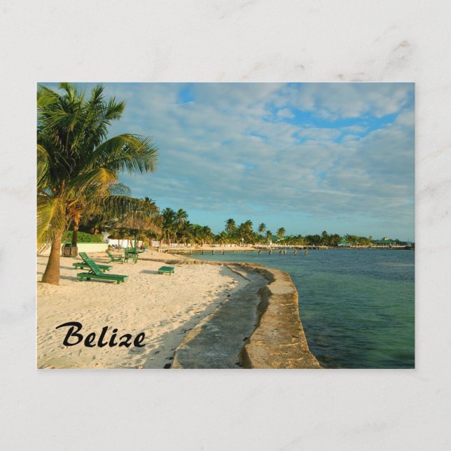 Cartão Postal Cartão-postal Belize Beach (Frente)