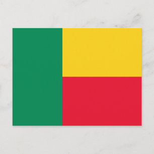Cartão Postal Cartão-postal Benin Flag