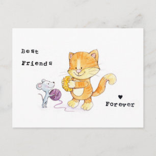 Cartão Postal Cartão-postal BFF - Melhores amigos para sempre