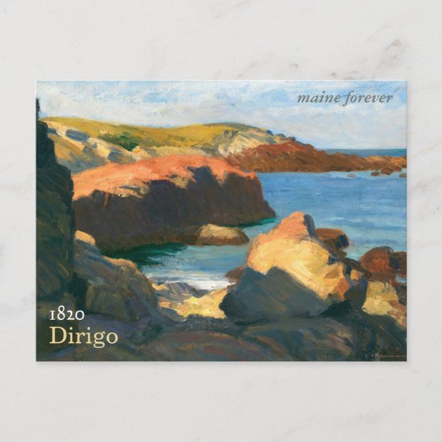 Cartão Postal Cartão-postal Bicentenário Maine Forever (rico) (Frente)