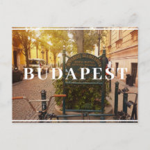 Cartão-postal Bicicleta Budapeste