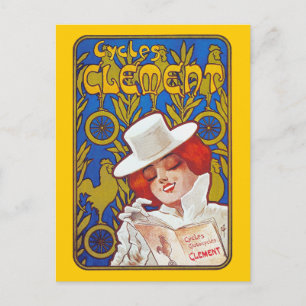 Cartão Postal Cartão-postal: Bicicleta Publicitária - Ciclo de E