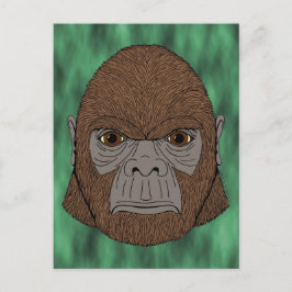 Cartão Postal Cartão-postal Bigfoot Portrait 1 (Tipo Ape)