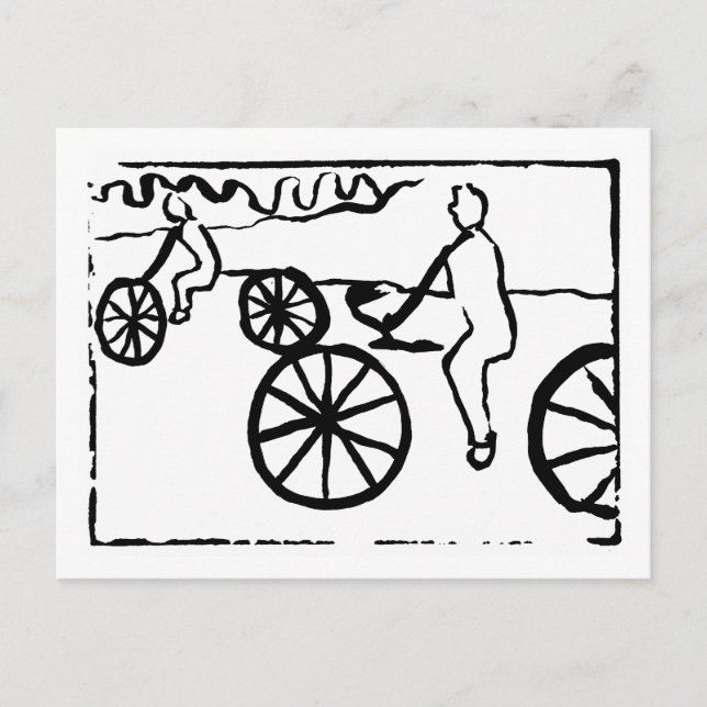 Cartão Postal Cartão-postal Bikes (Frente)