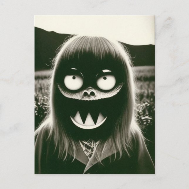 Cartão Postal Cartão-postal Bizarre Halloween (Frente)