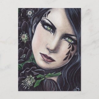 Cartão Postal Cartão-postal Black Hellebore Fantasy