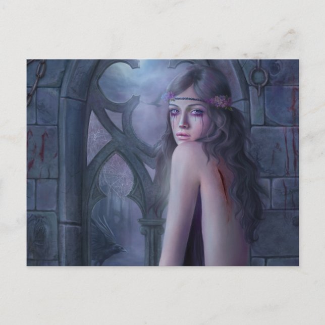 Cartão Postal Cartão-postal Black Wings (Frente)