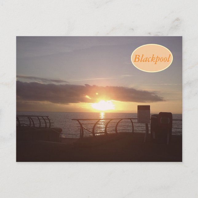 Cartão Postal Cartão-postal Blackpool (Frente)