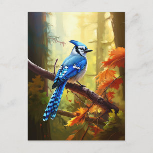 Cartão Postal Cartão-postal Blue Jay Bird