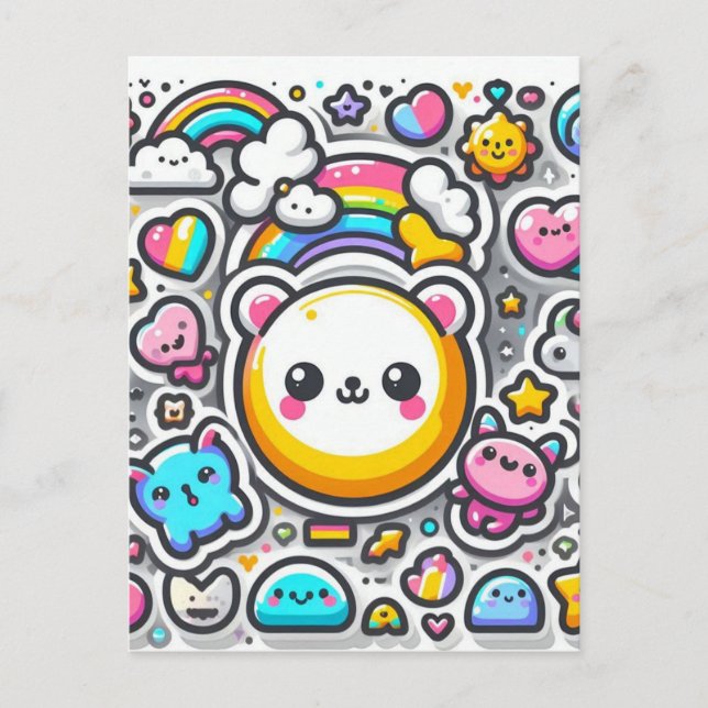 Cartão Postal Cartão-postal branco (Frente)