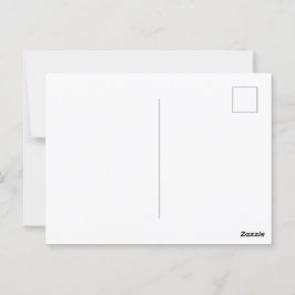 Cartão Postal Cartão-postal branco de Vazio personalizado para m