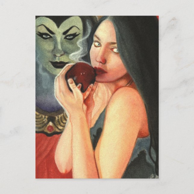 Cartão Postal Cartão-postal branco para neve (Frente)