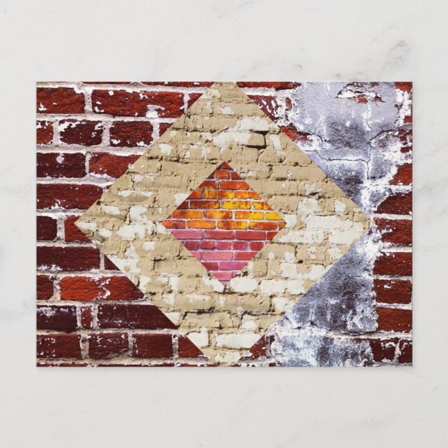 Cartão Postal Cartão-postal Brick Diamond (Frente)