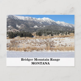 Cartão Postal Cartão-postal Bridger Mountain Range em Montana