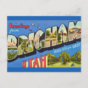 Cartão Postal Cartão-postal Brigham Utah