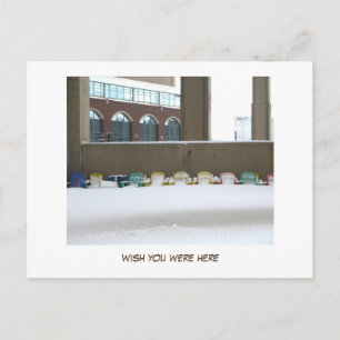 Cartão Postal Cartão-postal Buffalo Winters (gostaria de estar a