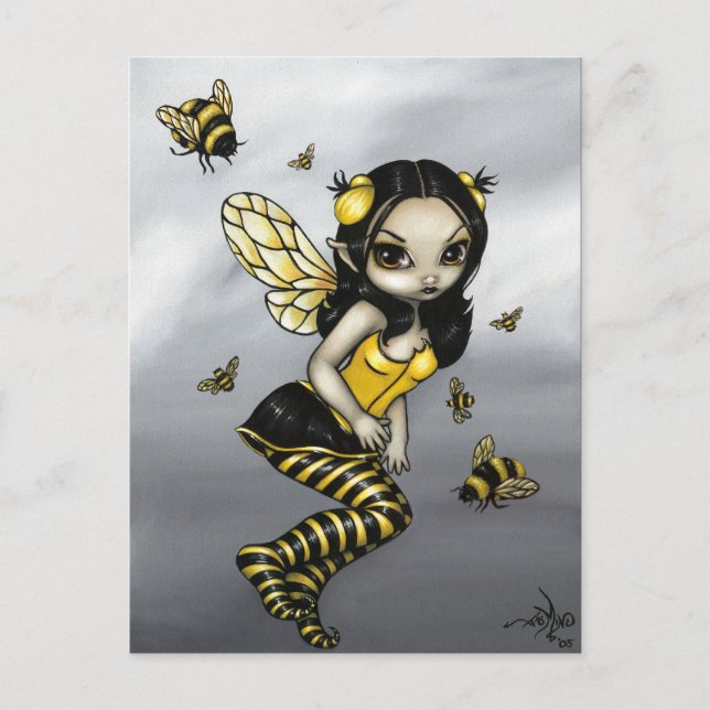 Cartão Postal Cartão-postal "Bumblebee Fairy" (Frente)