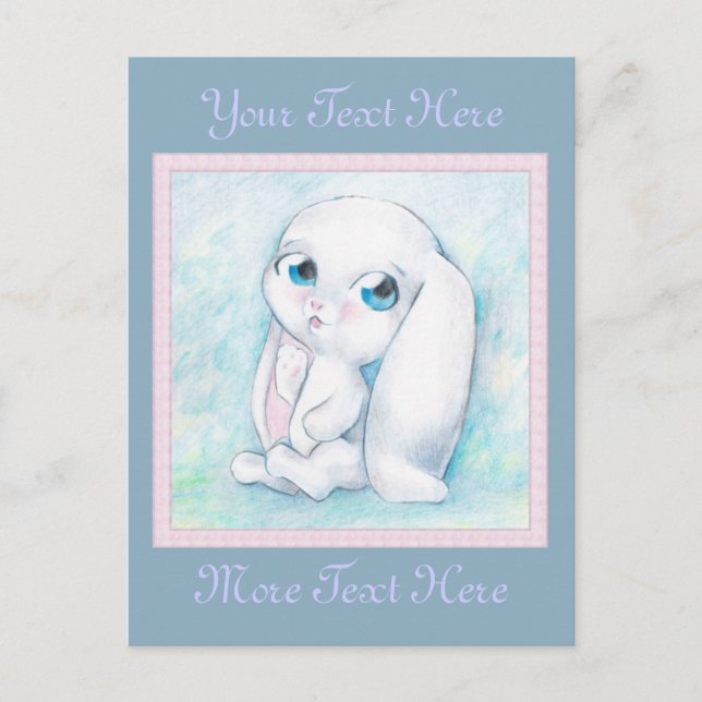 Cartão Postal Cartão-postal Bunny (Frente)