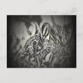 Cartão Postal Cartão-postal Bunny Rabbit - Yard Criters