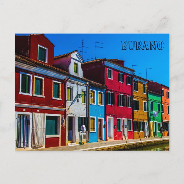 Cartão Postal Cartão-postal Burano (Frente)