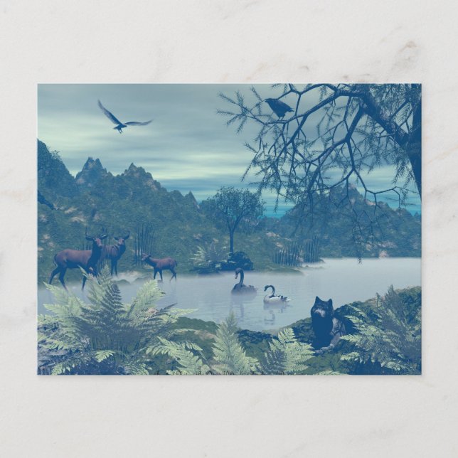 Cartão Postal Cartão-postal Burst of Nature (Frente)