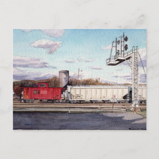 Cartão Postal Cartão-postal Caboose (Frente)