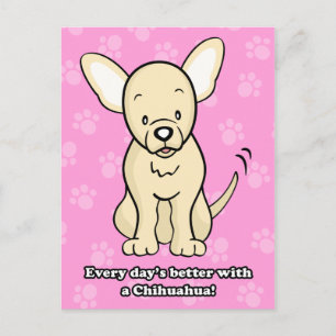 Cartão Postal Cartão-postal Cachorro Chinhuahua
