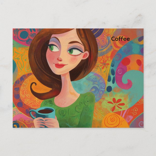 Cartão Postal Cartão-postal Café (Frente)