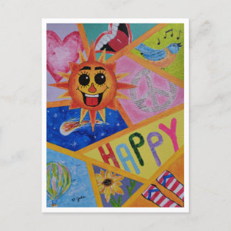 Cartão Postal Cartão-postal - Caminhando à Luz do Sol