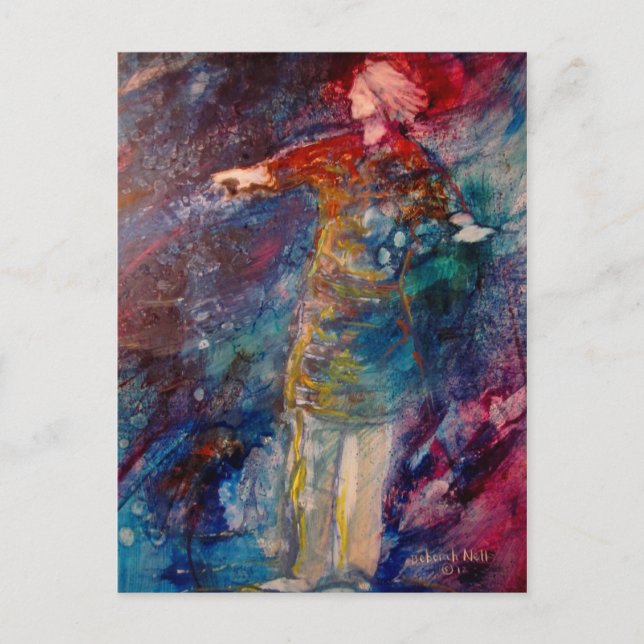 Cartão Postal Cartão-postal "Caminhando na Água" (Frente)