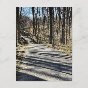 Cartão Postal Cartão-postal Caminho e Ponte Caminhada