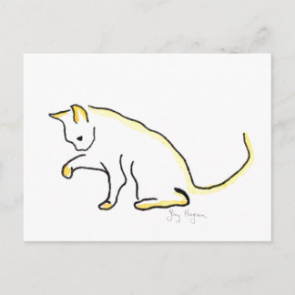 Cartão Postal Cartão-postal Cat