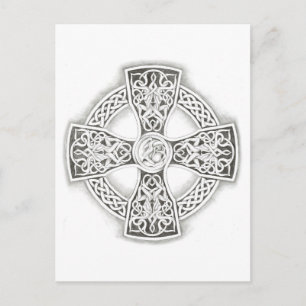 Cartão Postal Cartão-postal Celtic Cross Fantasy