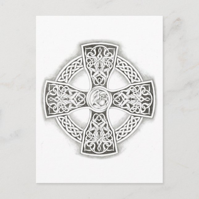 Cartão Postal Cartão-postal Celtic Cross Fantasy (Frente)