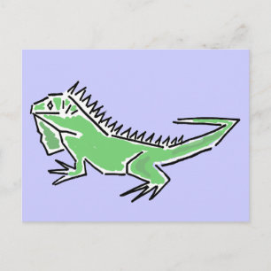 Cartão Postal Cartão-postal CH- Incrível Iguana