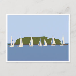 Cartão Postal Cartão-postal Charles Island Milford CT