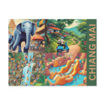 Cartão-postal Chiang Mai