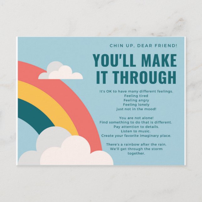 Cartão Postal Cartão-postal Chin-Up (Frente)