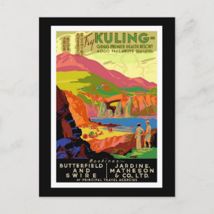 Cartão Postal Cartão-postal China Saudações Vintage