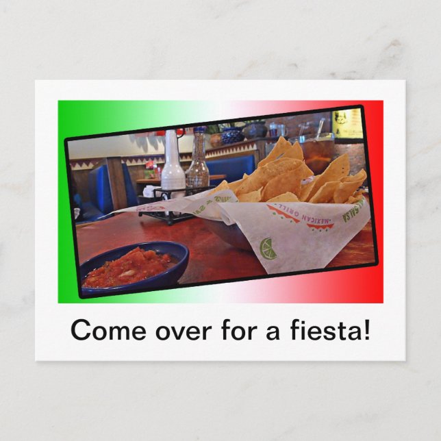 Cartão Postal Cartão-postal - Chips e Salsa (Frente)