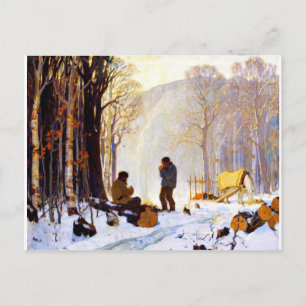 Cartão Postal Cartão-postal Clarence Gagnon - Solitário Villag