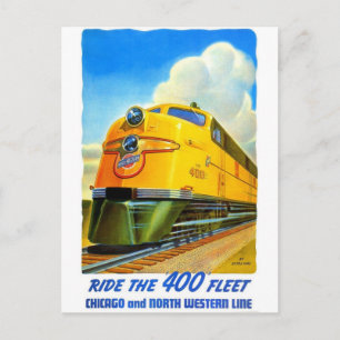 Cartão Postal Cartão-postal clássico de ferrovia