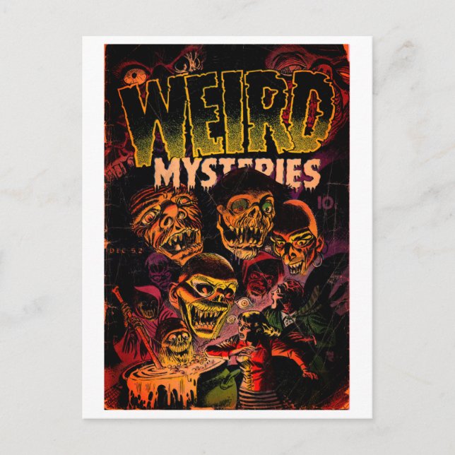 Cartão Postal Cartão-postal clássico em banda desenhada (Frente)