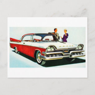 Cartão Postal Cartão-postal clássico para automóvel