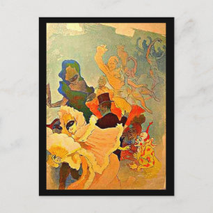 Cartão Postal Cartão-postal clássico/Vintage-Jules Chéret 21