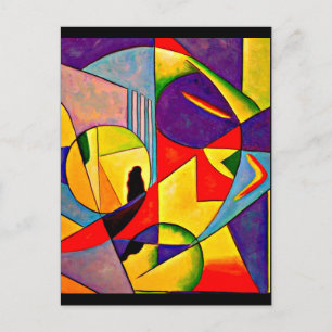 Cartão Postal Cartão-postal clássico/Vintage-Wassily Kandinsky 2