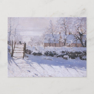 Cartão Postal Cartão-Postal Claude Monet A Paisagem De Inverno