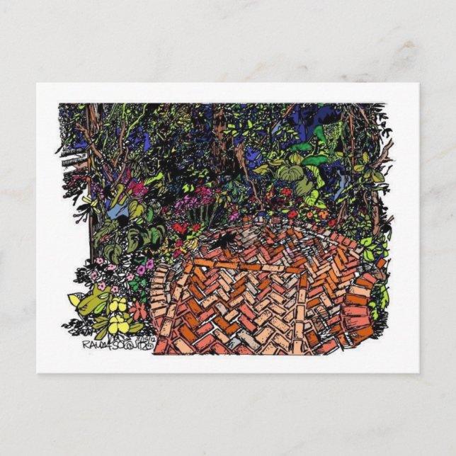 Cartão Postal Cartão-postal Cleveland Botanical Garden (Frente)