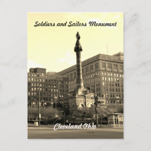Cartão Postal Cartão-postal Cleveland OH Soldados e Marinheiros