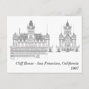 Cartão Postal Cartão-postal Cliff House 1907